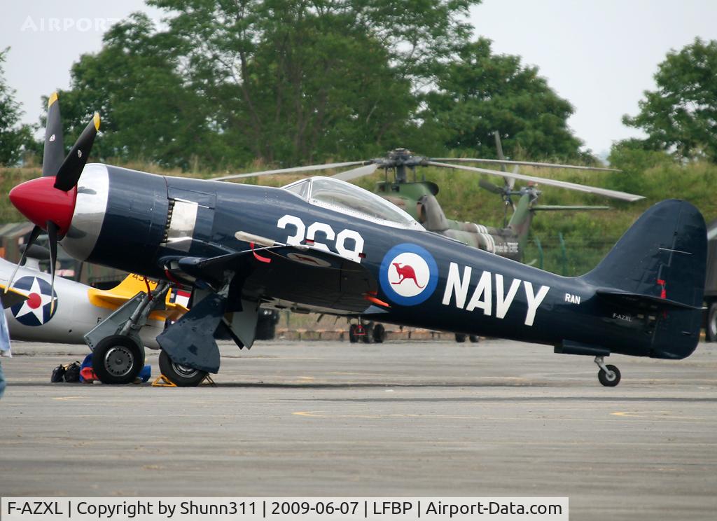 F-AZXL, 1948 Hawker Fury FB.10 C/N 37514/ISS20, Participant of the Centennial Airshow @ PUF