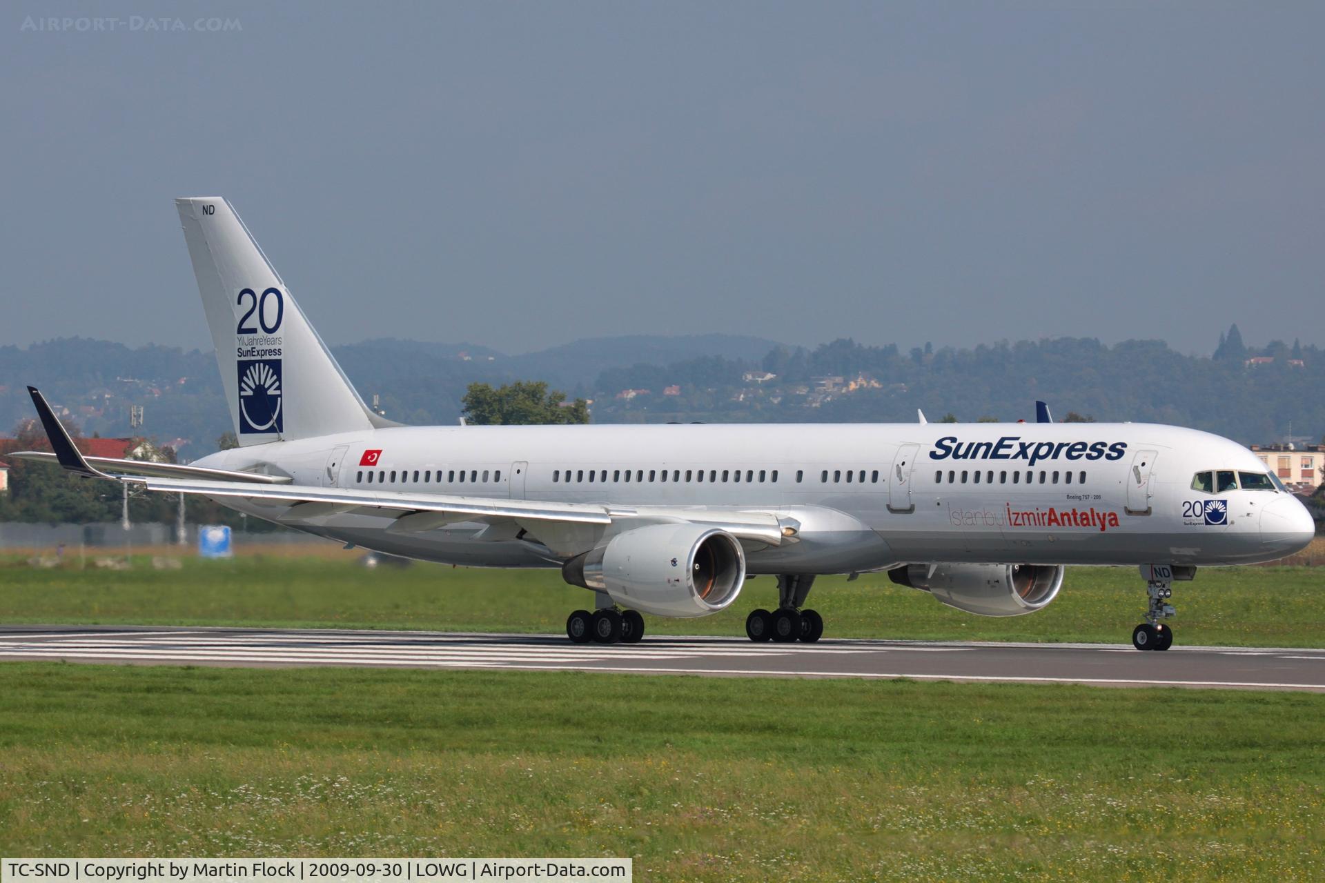 TC-SND, 1993 Boeing 757-2Q8 C/N 26268, .