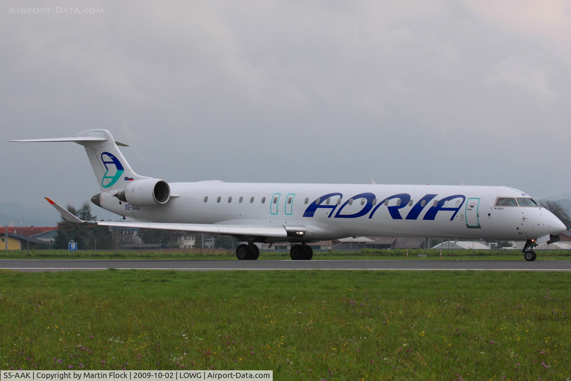 S5-AAK, 2007 Canadair CRJ-900ER (CL-600-2D24) C/N 15128, .