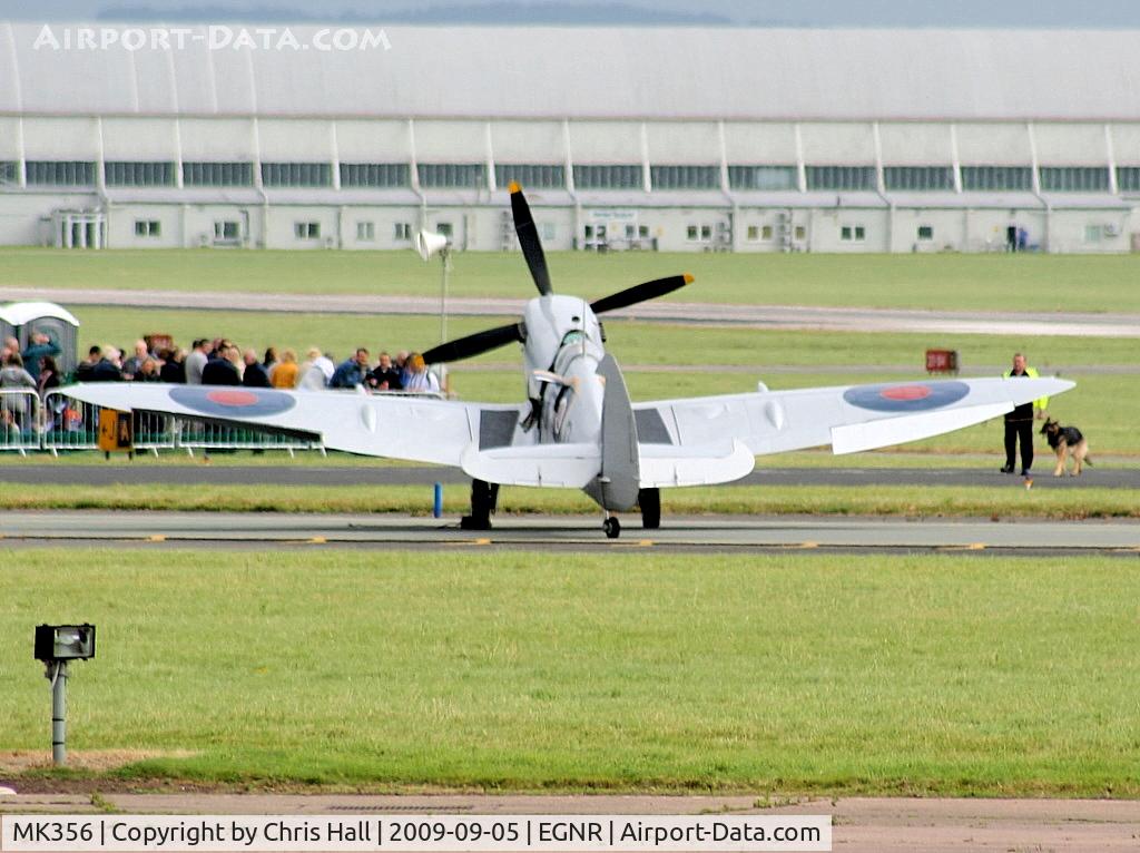 MK356, 1944 Supermarine 361 Spitfire LF.IXc C/N CBAF.IX.1561, Displaying at the Airbus families day