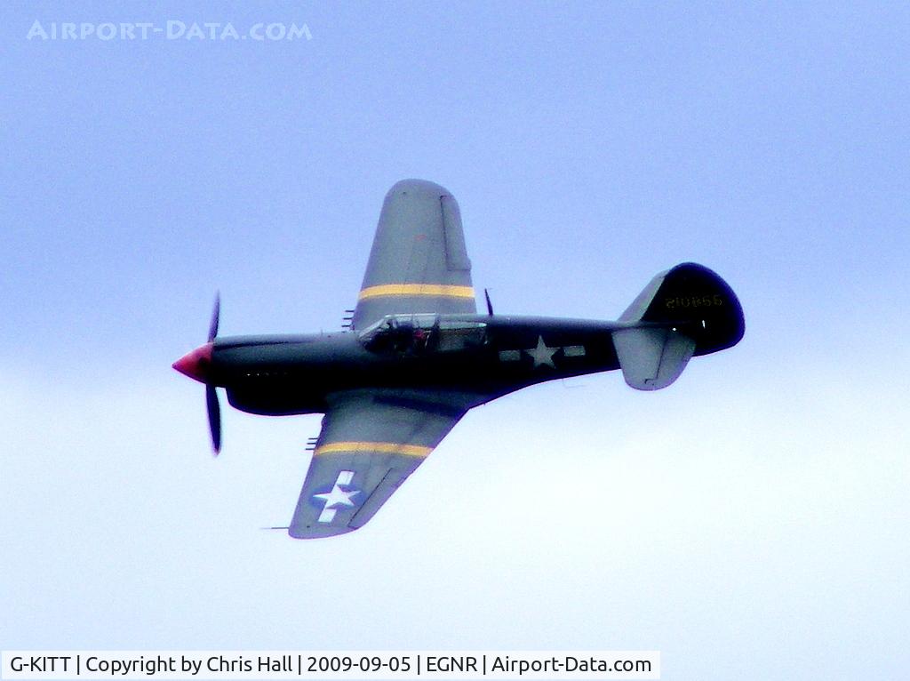 G-KITT, 1943 Curtiss P-40M Warhawk C/N 27490, Displaying at the Airbus families day