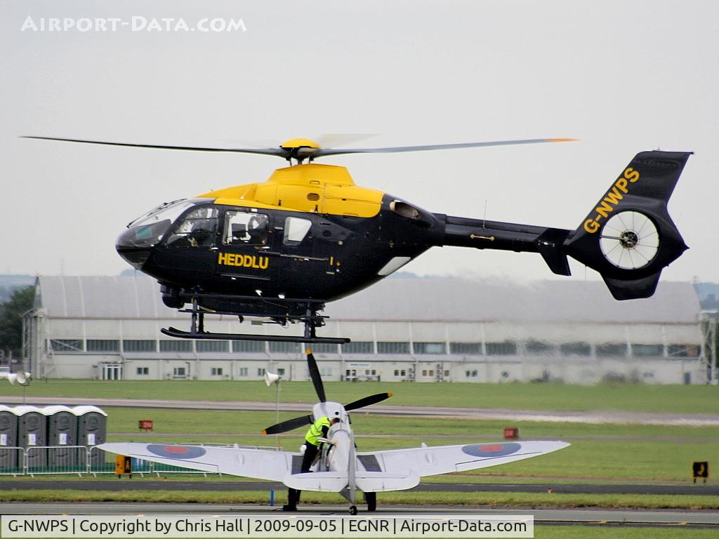 G-NWPS, 1998 Eurocopter EC-135T-1 C/N 0063, Displaying at the Airbus families day
