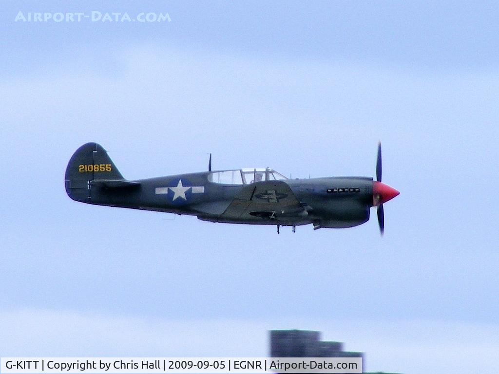 G-KITT, 1943 Curtiss P-40M Warhawk C/N 27490, Displaying at the Airbus families day