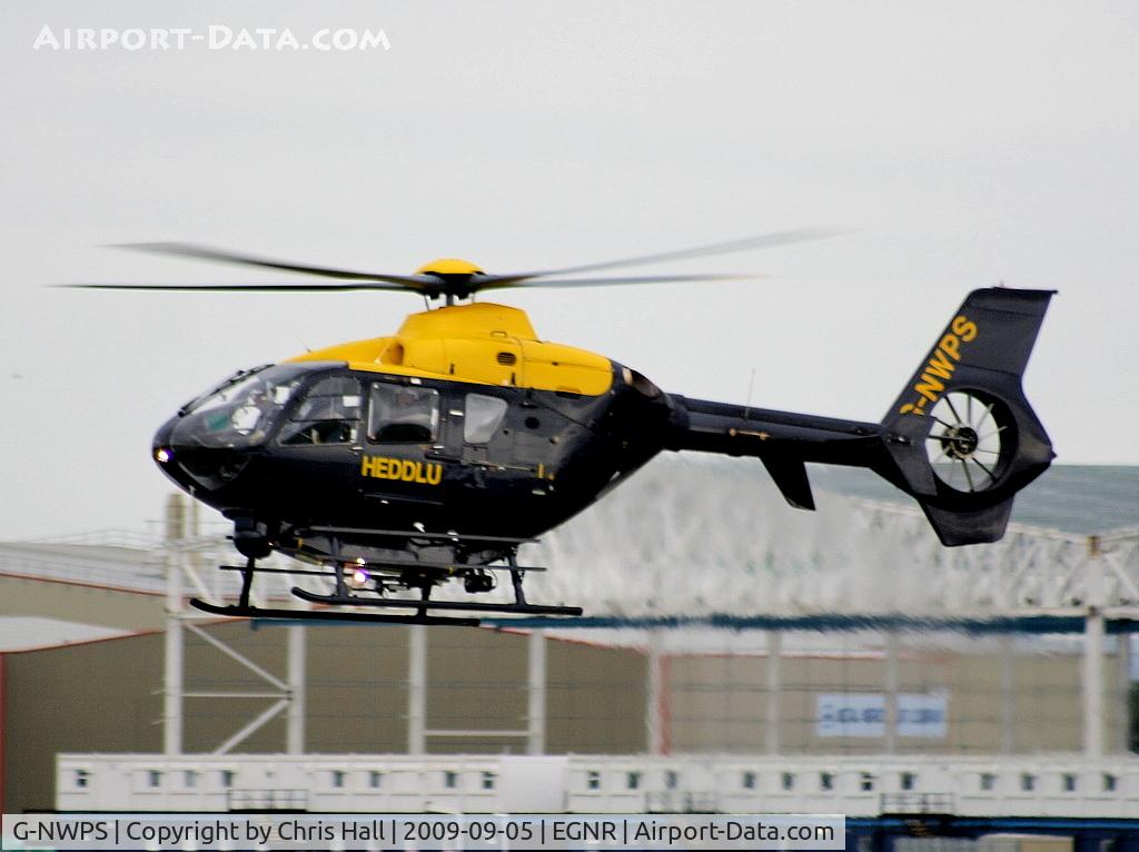 G-NWPS, 1998 Eurocopter EC-135T-1 C/N 0063, Displaying at the Airbus families day
