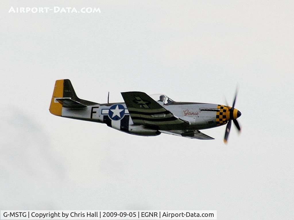 G-MSTG, 1945 North American P-51D Mustang C/N 124-48271, Displaying at the Airbus families day