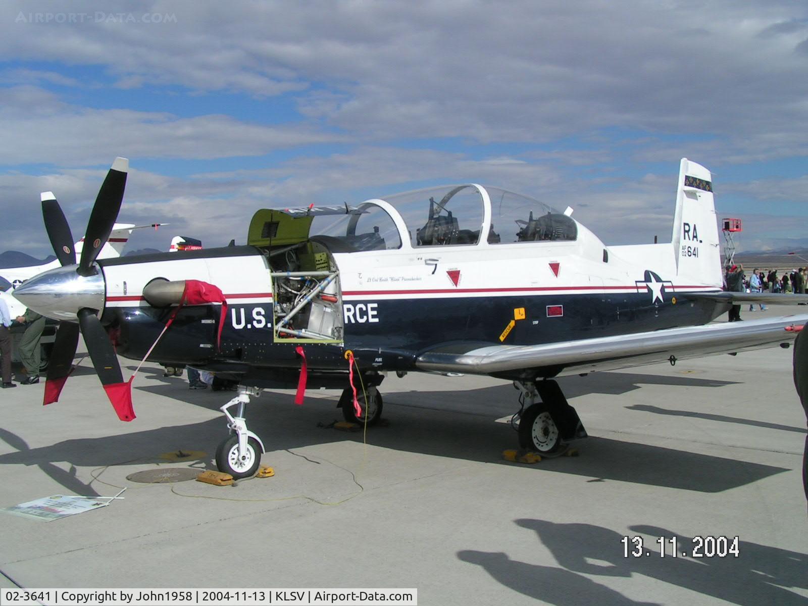 02-3641, Raytheon T-6A Texan II C/N PT-182, T-6