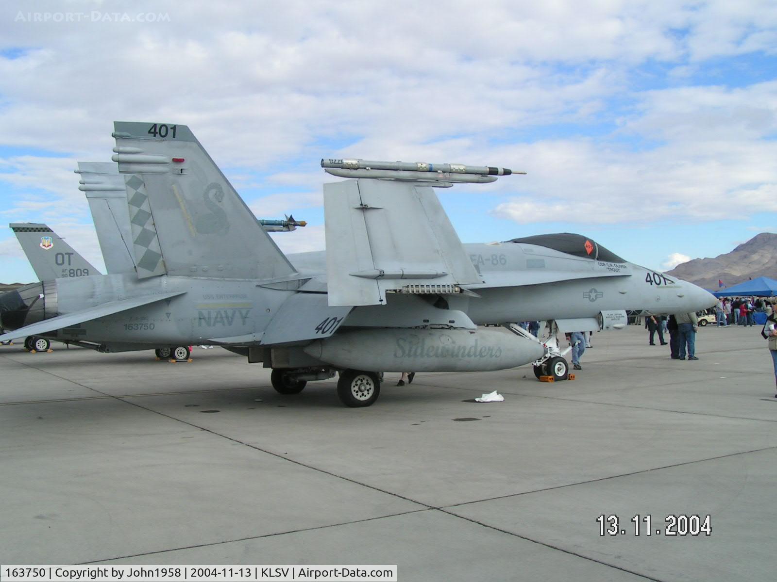 163750, 1989 McDonnell Douglas F/A-18C Hornet C/N 0825/C108, F18