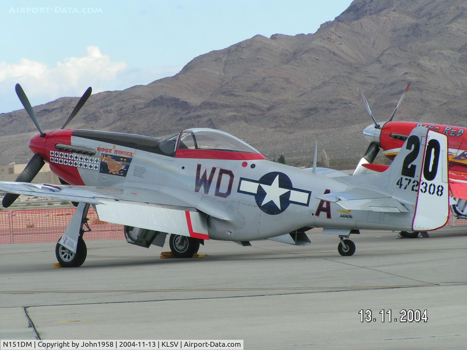 N151DM, 1944 North American F-51D Mustang C/N 44-13250, P51