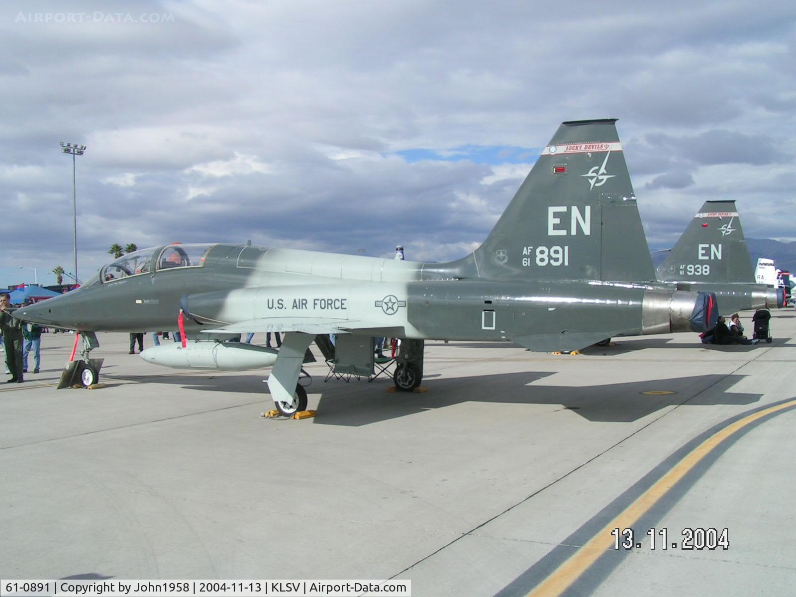 61-0891, 1961 Northrop AT-38B Talon C/N N.5257, T38