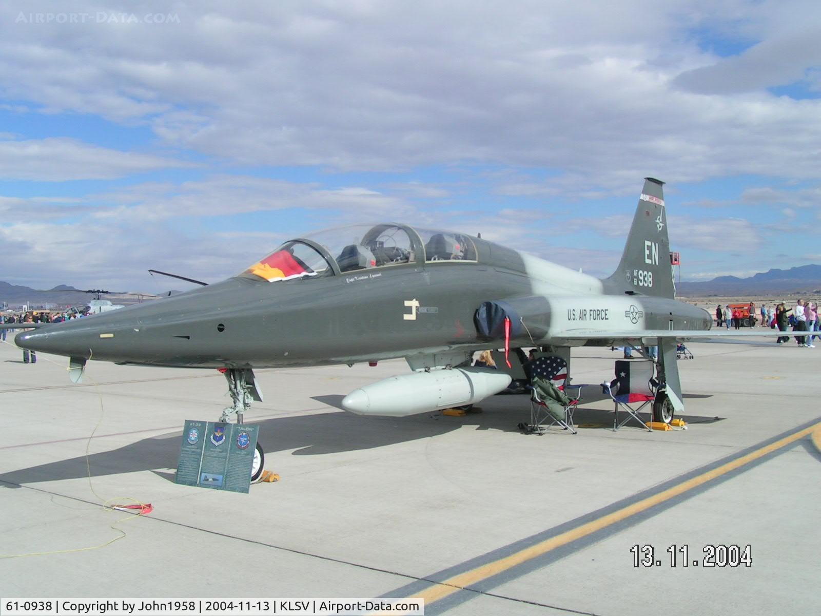 61-0938, 1961 Northrop T-38C Talon C/N N.5304, T38