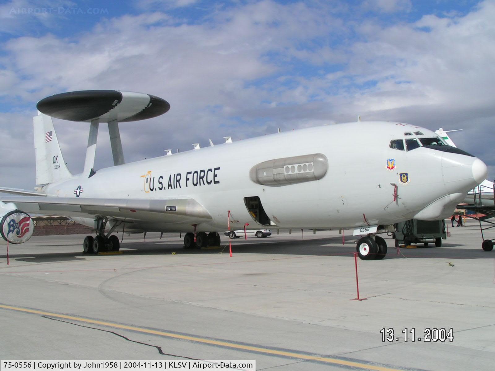 75-0556, 1975 Boeing E-3B Sentry C/N 21047, Nice AWACS
