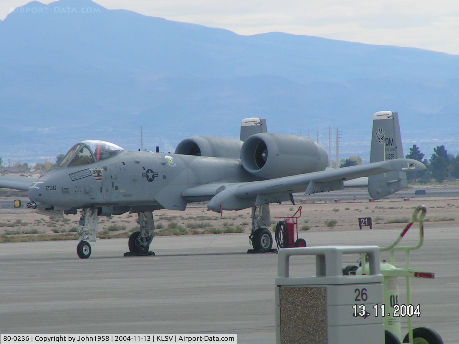 80-0236, Fairchild Republic OA-10A Thunderbolt II C/N A10-0586, Visitor
