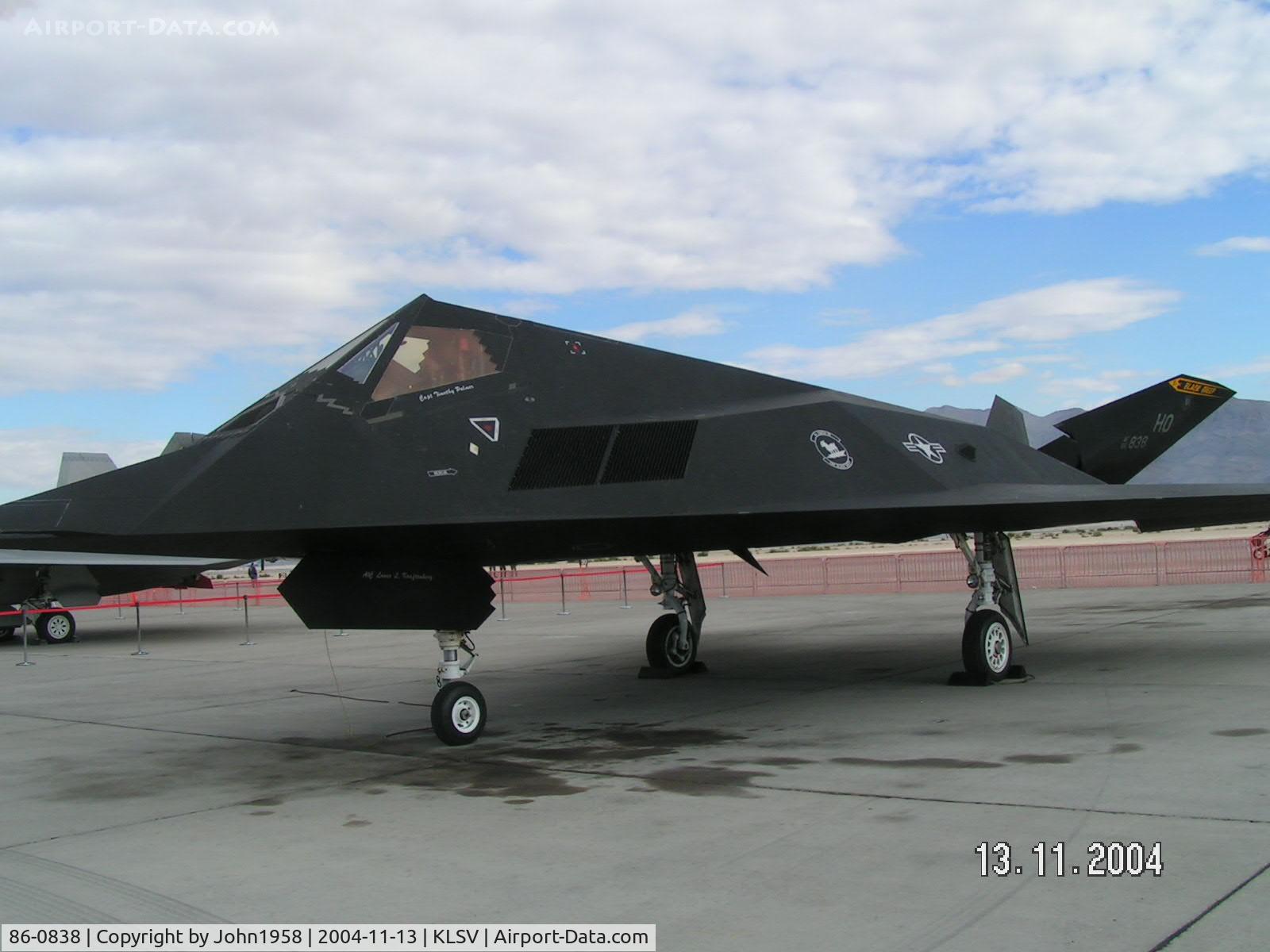 86-0838, 1986 Lockheed F-117A Nighthawk C/N A.4063, F117.....cannot believe these are now retired!!!!