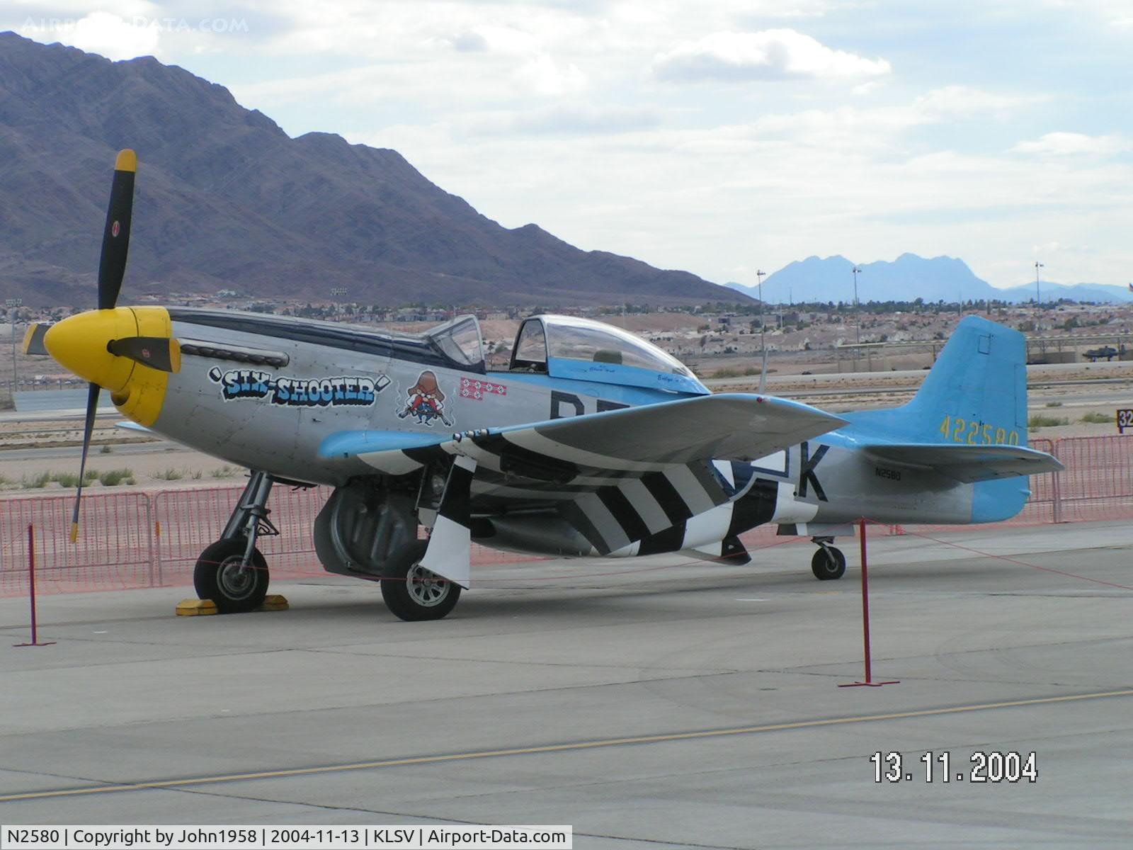 N2580, 1967 North American F-51D Mustang C/N AF-67-22580, Yet another P51