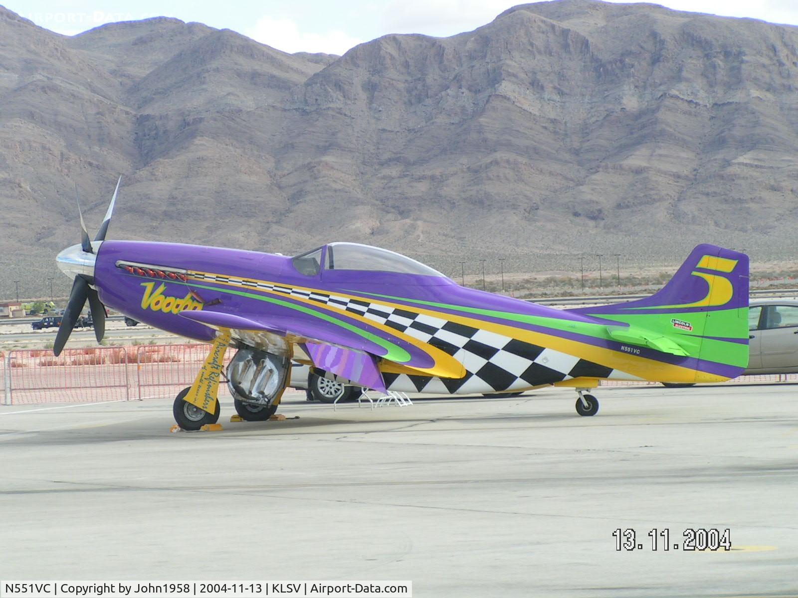 N551VC, 1944 North American F-51D Mustang C/N 44-73415, Is this scheme louder????