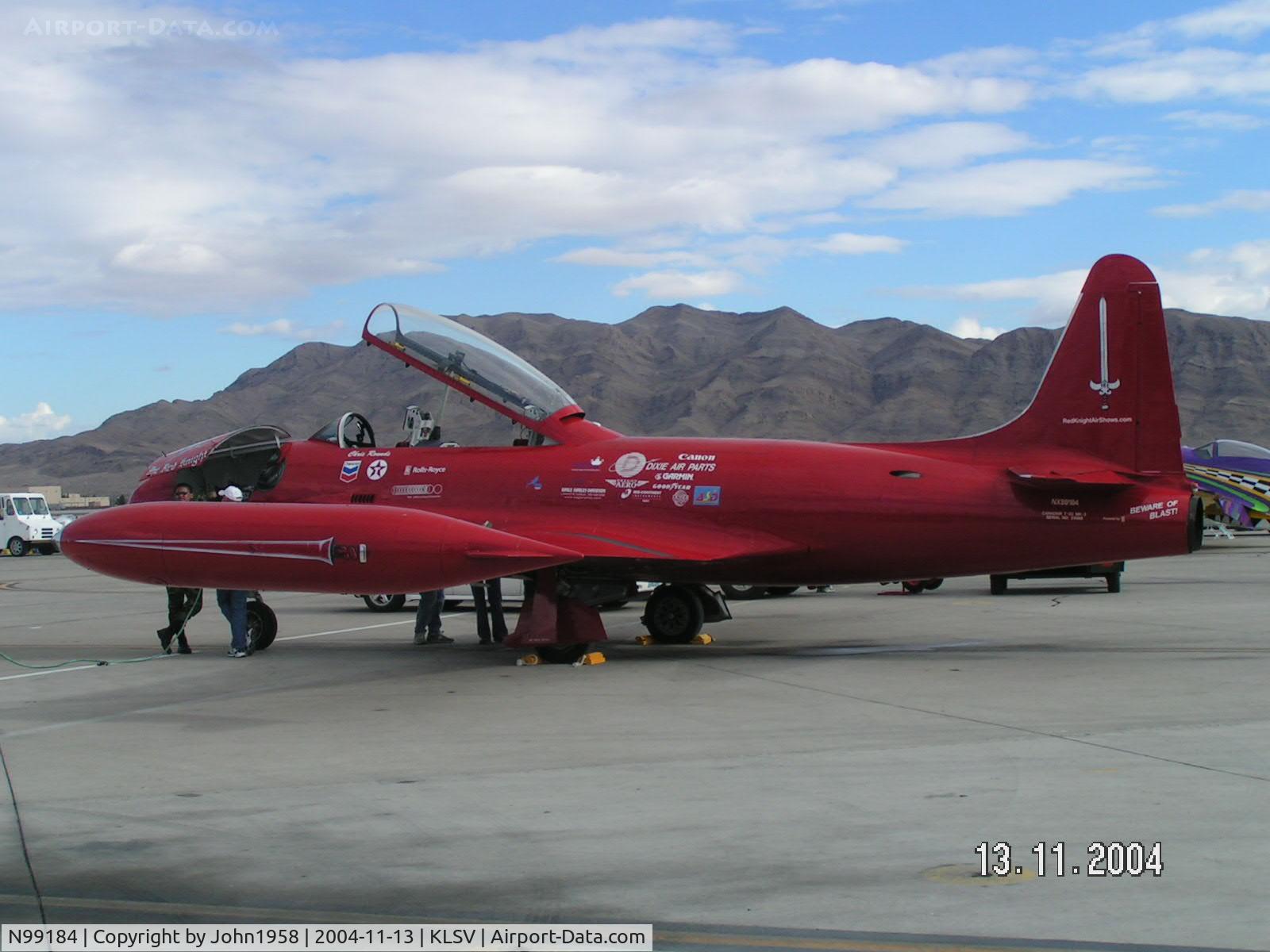 N99184, 1955 Canadair T-33AN Silver Star 3 C/N T33-98, T-bird