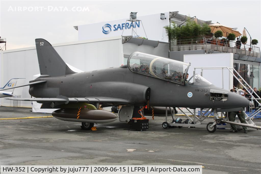 HW-352, British Aerospace Hawk Mk.51A C/N 312401, on display at Le Bourget