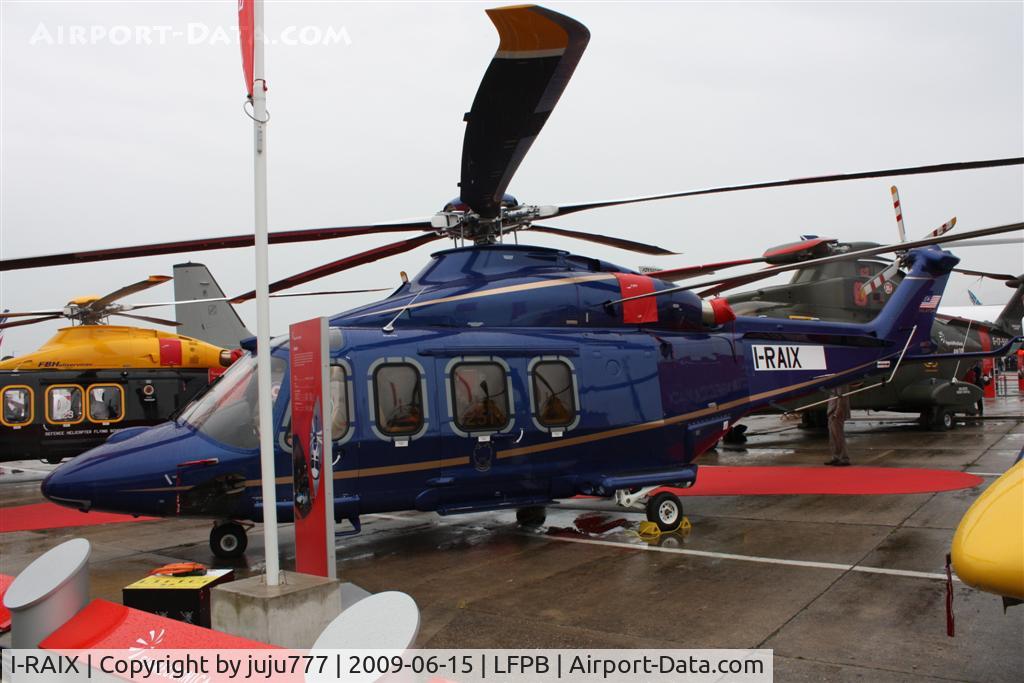 I-RAIX, AgustaWestland AW-139 C/N 31251, on display at Le Bourget whis test registration