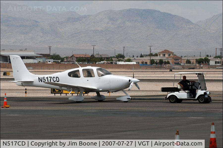 N517CD, 2004 Cirrus SR22 C/N 1126, Plane being towed