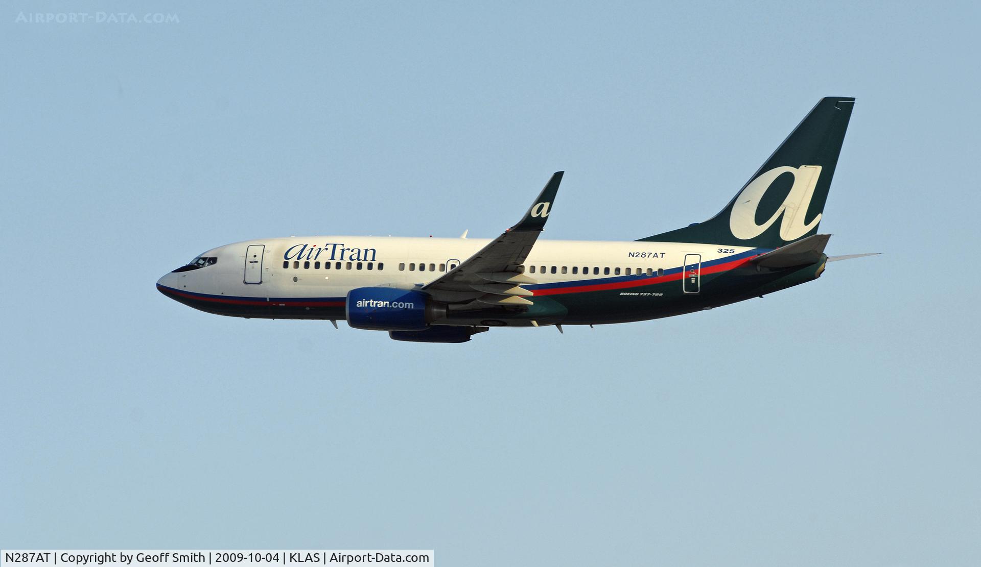 N287AT, 2006 Boeing 737-76N C/N 32671, Air Tran Boing 737