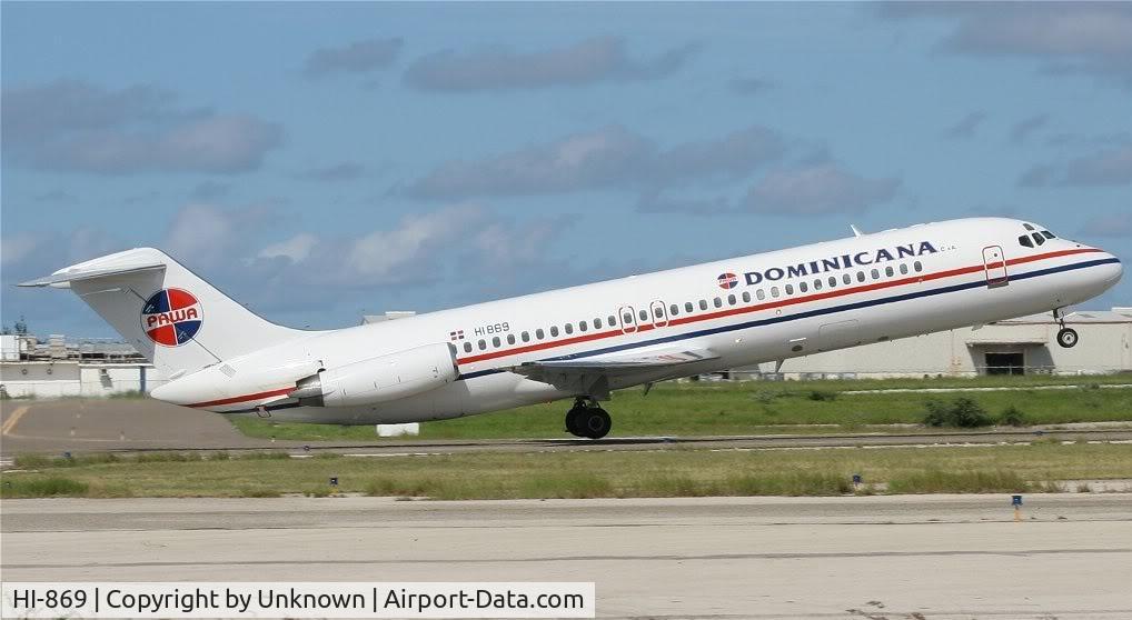 HI-869, 1973 Douglas DC-9-32 C/N 47566, Pawa Dominicana plane