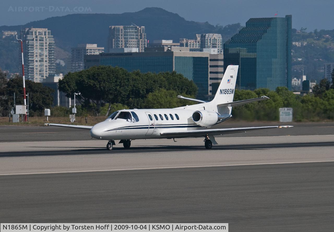 N1865M, 1985 Cessna S550 Citation IIS C/N S550-0071, N1865M departing from RWY 21