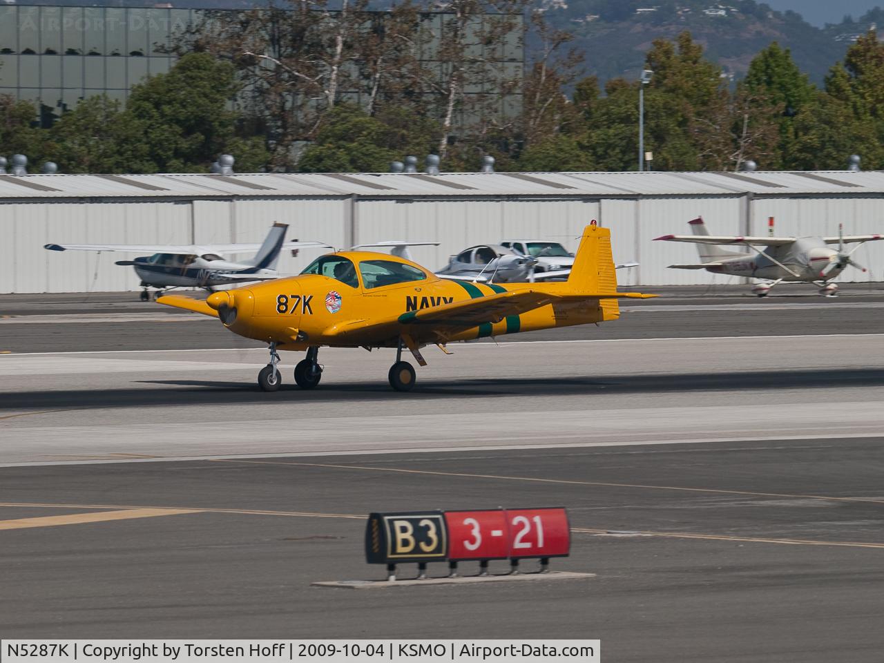 N5287K, 1950 Ryan Navion B C/N NAV-4-2187B, N5287K departing from RWY 21