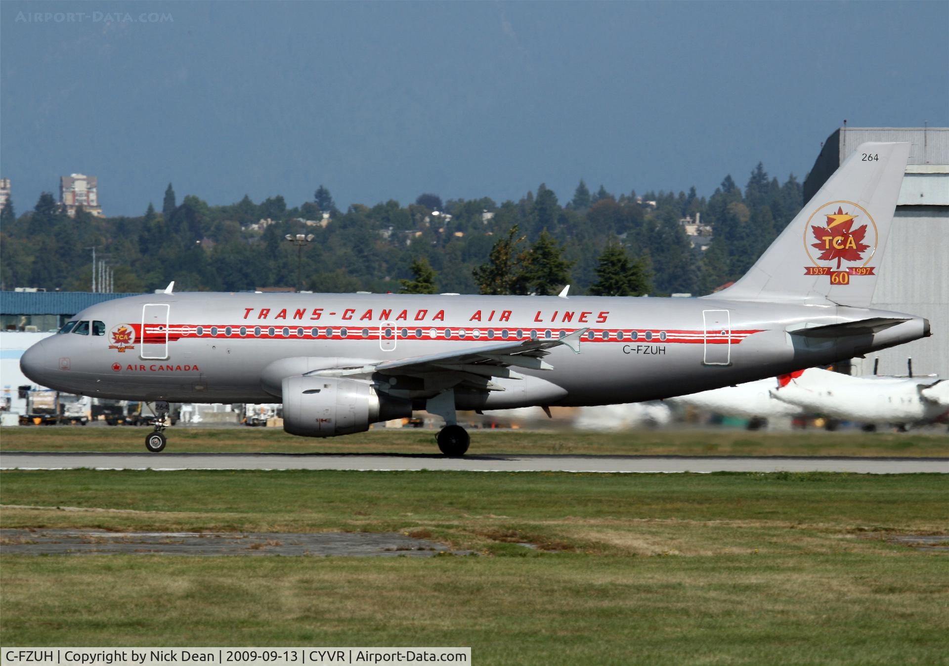 C-FZUH, 1997 Airbus A319-114 C/N 711, CYVR