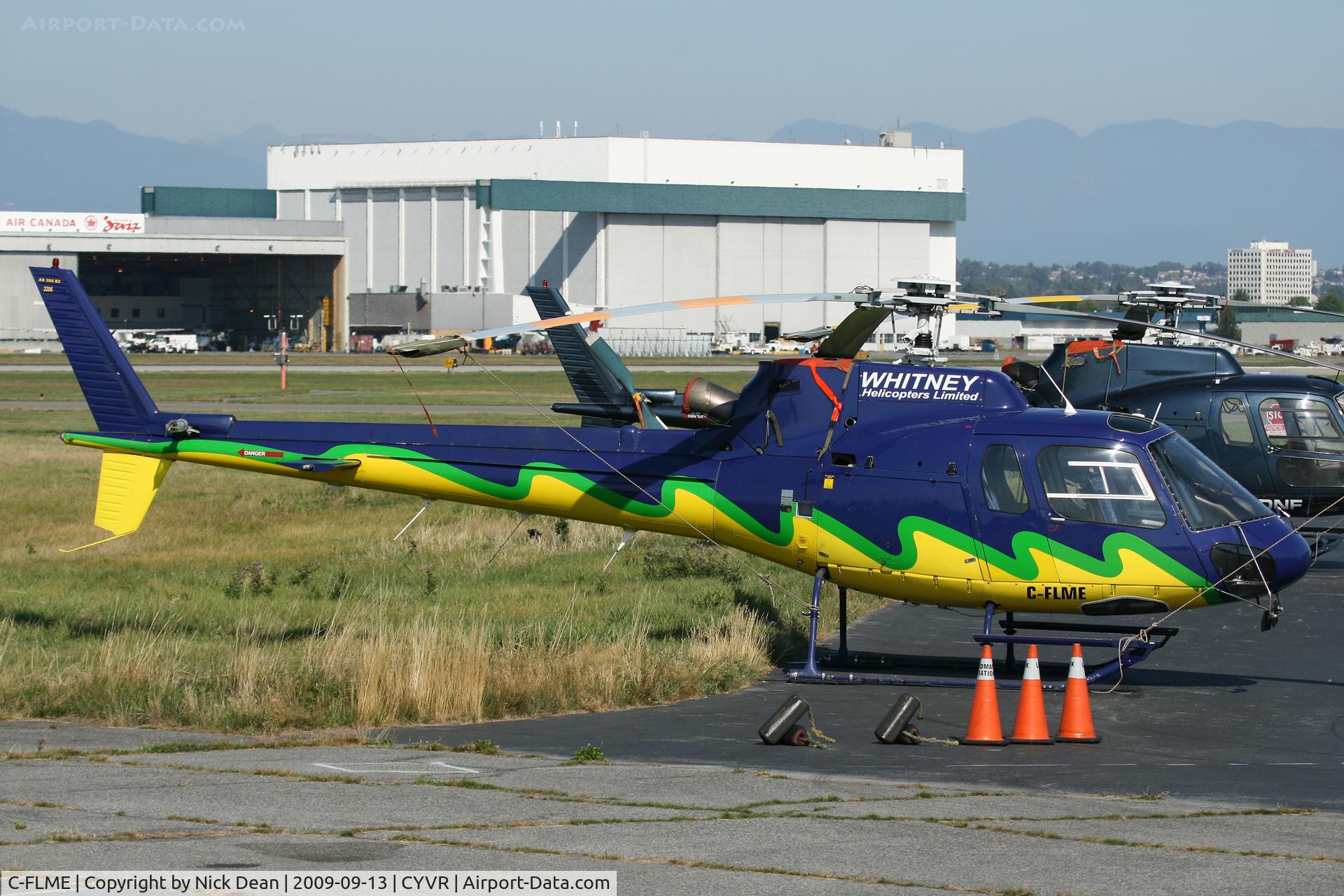 C-FLME, 1989 Aérospatiale AS-350B-2 Ecureuil C/N 2206, CYVR