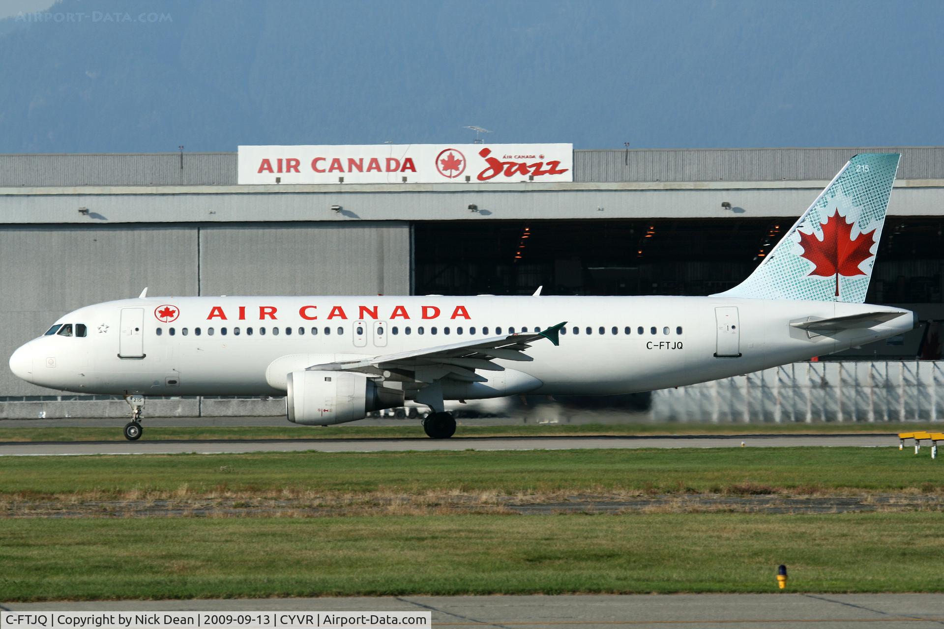 C-FTJQ, 1991 Airbus A320-211 C/N 242, CYVR