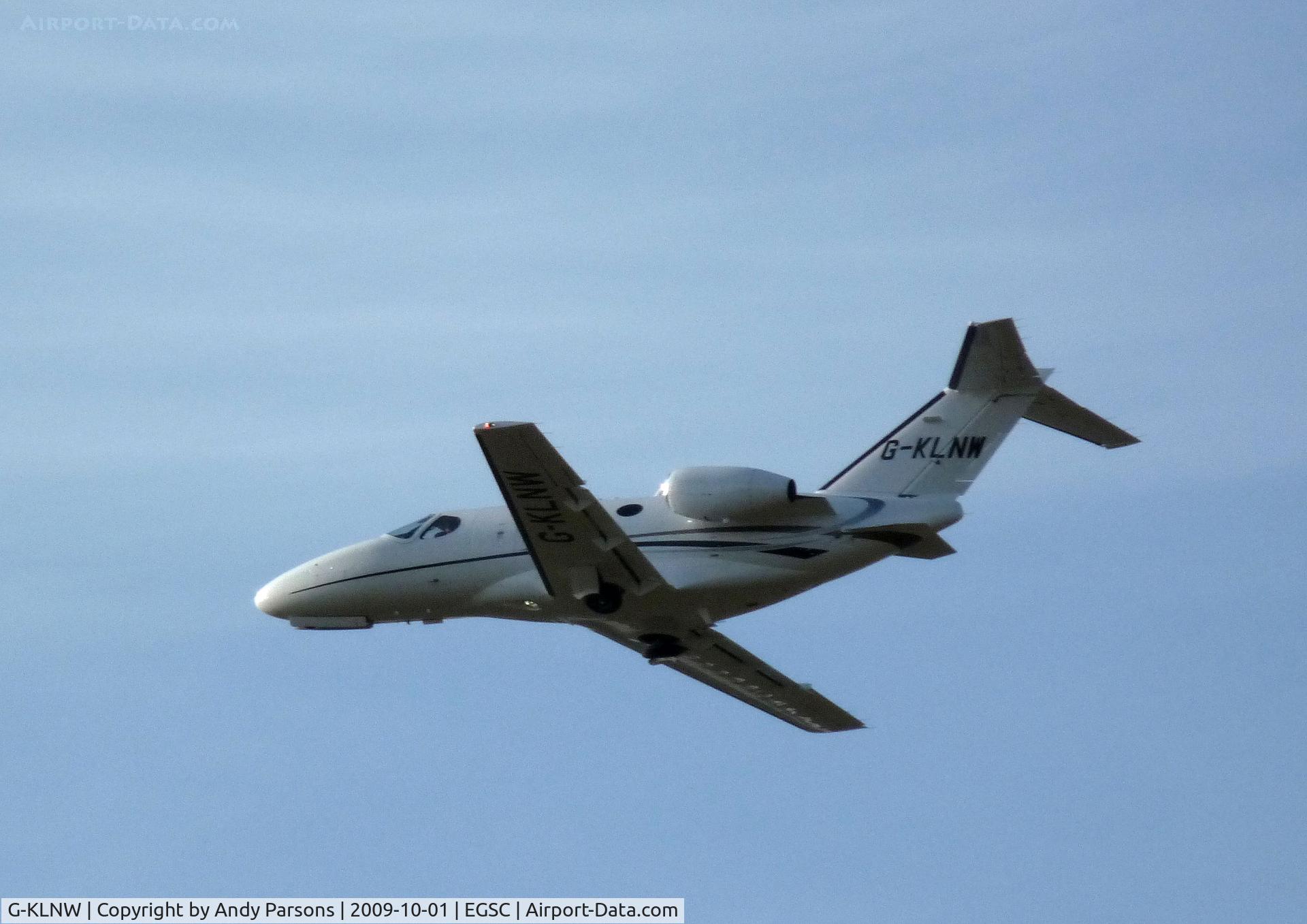 G-KLNW, 2008 Cessna 510 Citation Mustang Citation Mustang C/N 510-0157, Training at Cambridge