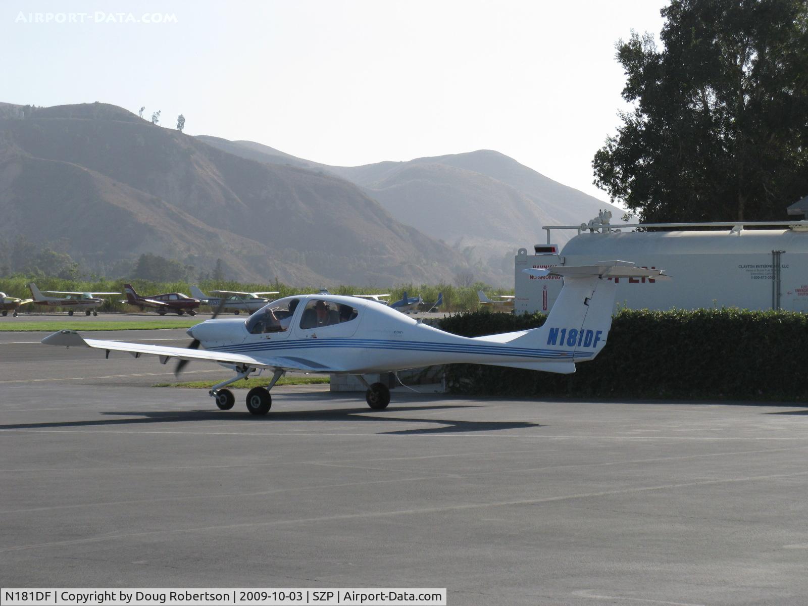 N181DF, 2004 Diamond DA-40 Diamond Star C/N 40.382, 2004 Diamond Aircraft Inds. DA-40 DIAMOND STAR, Lycoming IO-360 MIA+ 180 Hp, Lasar electronic ignition, refueling