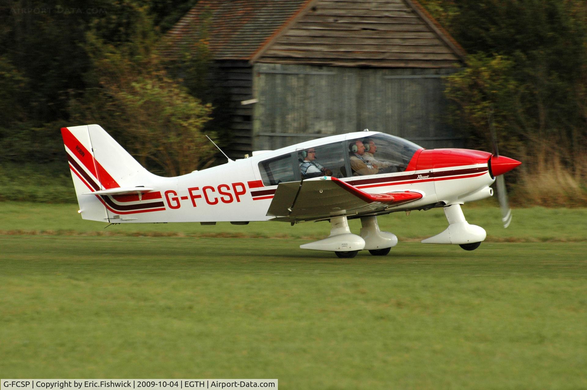 G-FCSP, 1990 Robin DR-400-180 Regent Regent C/N 2022, G-FCSP at Shuttleworth Autumn Air Display Oct. 09