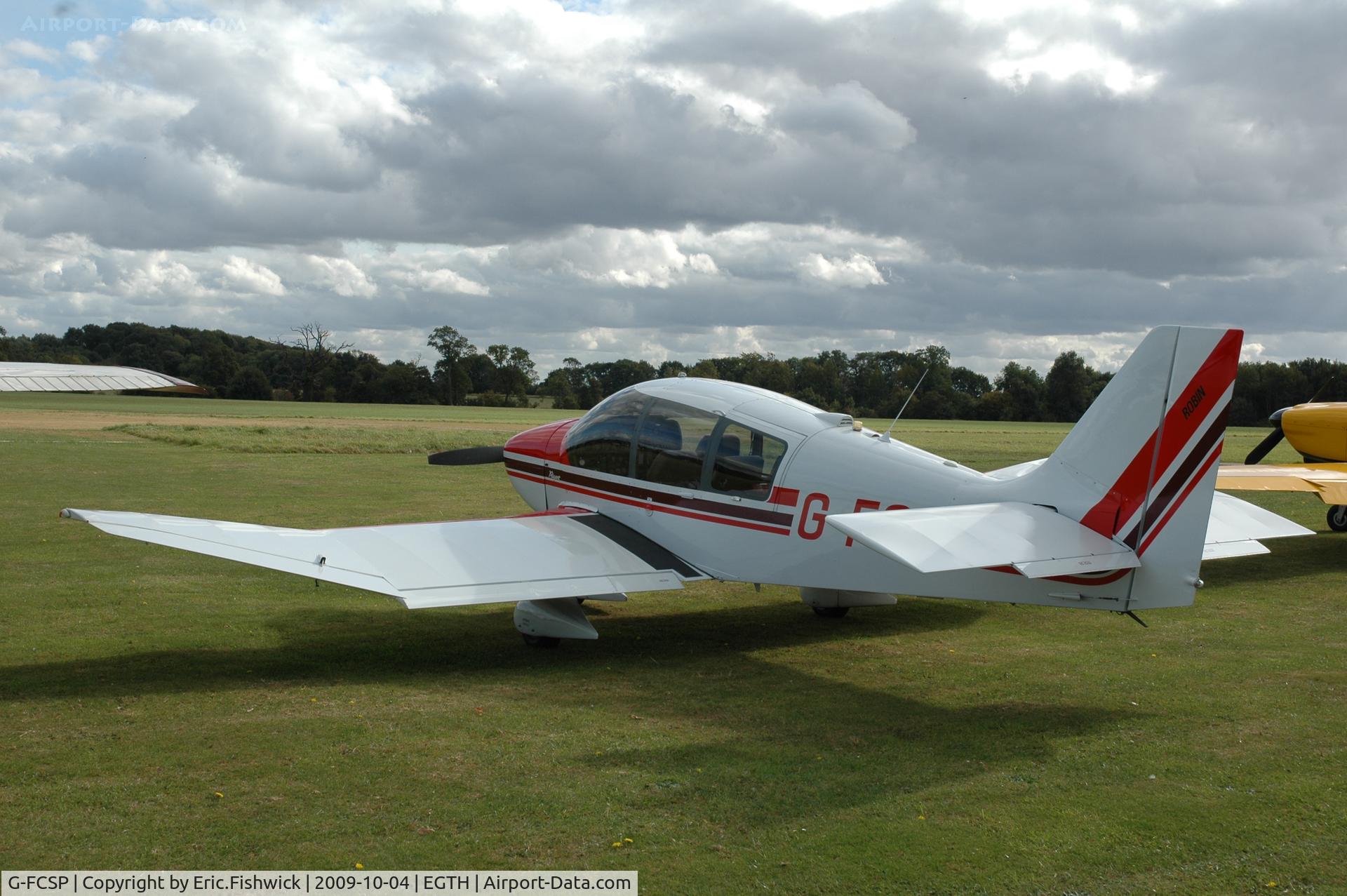 G-FCSP, 1990 Robin DR-400-180 Regent Regent C/N 2022, G-FCSP at Shuttleworth Autumn Air Display Oct. 09