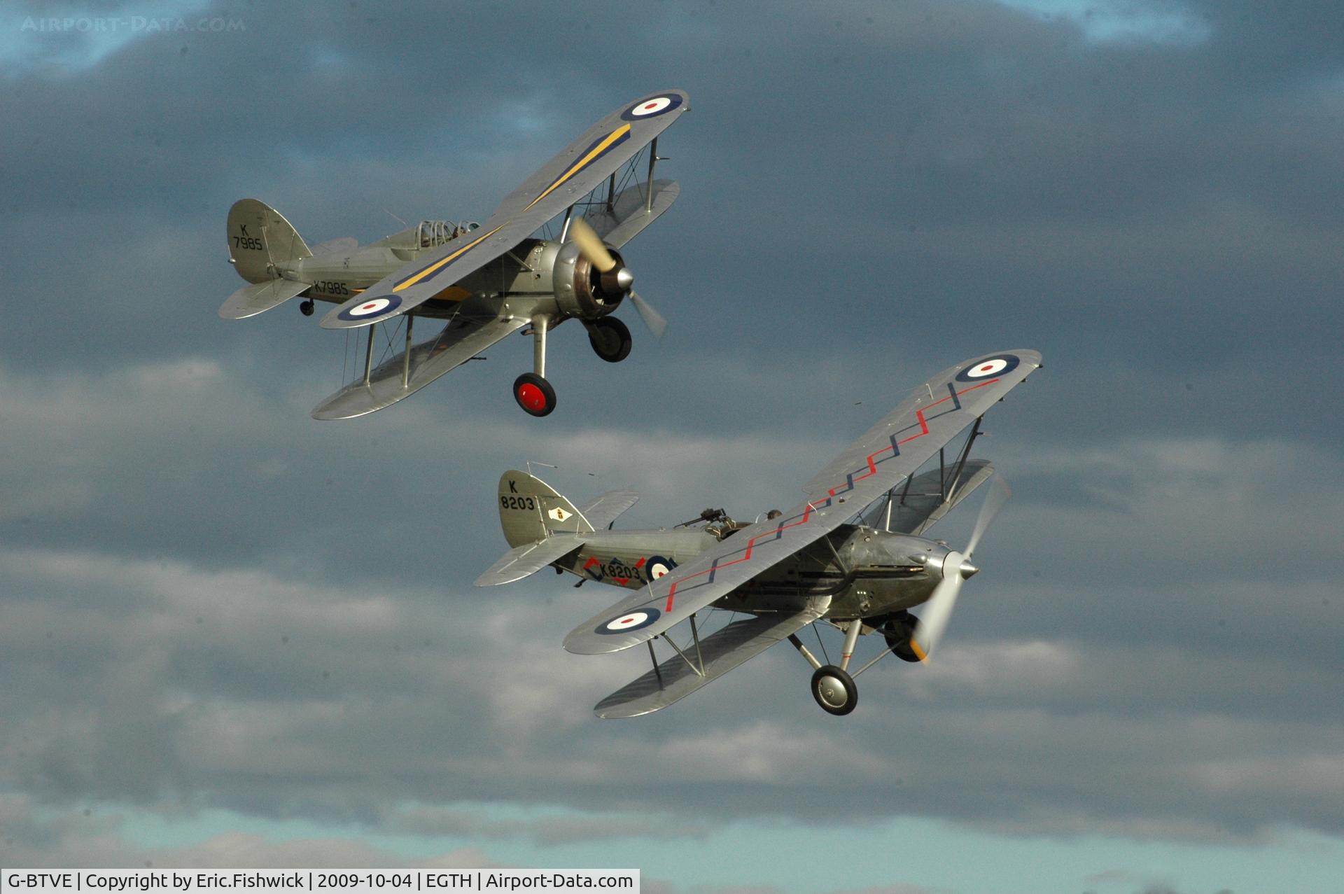 G-BTVE, 1937 Hawker Demon 1 C/N K8203, 45. DEMON and GLADIATOR at Shuttleworth Autumn Air Display Oct. 09