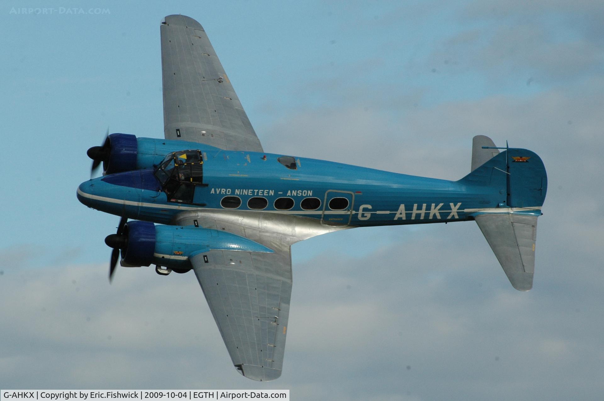 G-AHKX, 1946 Avro 652A Anson C.19 Series 2 C/N 1333, 41. G-AHKX at Shuttleworth Autumn Air Display Oct. 09