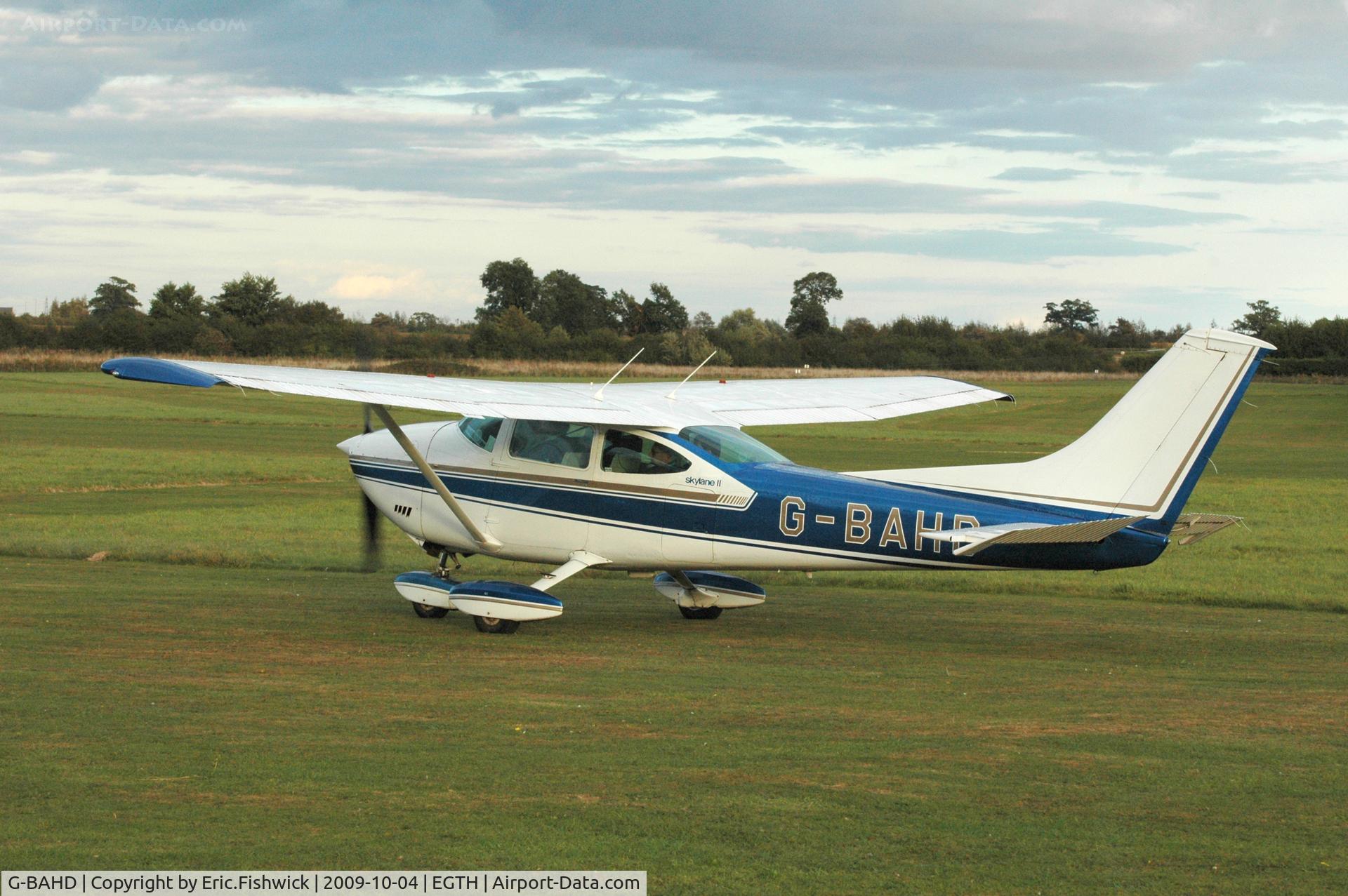 G-BAHD, 1972 Cessna 182P Skylane Skylane C/N 18261501, 1. G-BAHD at Shuttleworth Autumn Air Display Oct. 09