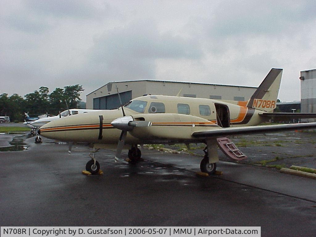 N708R, 1976 Piper PA-31P Navajo Navajo C/N 31P-7630004, At Morristown Municipal Airport