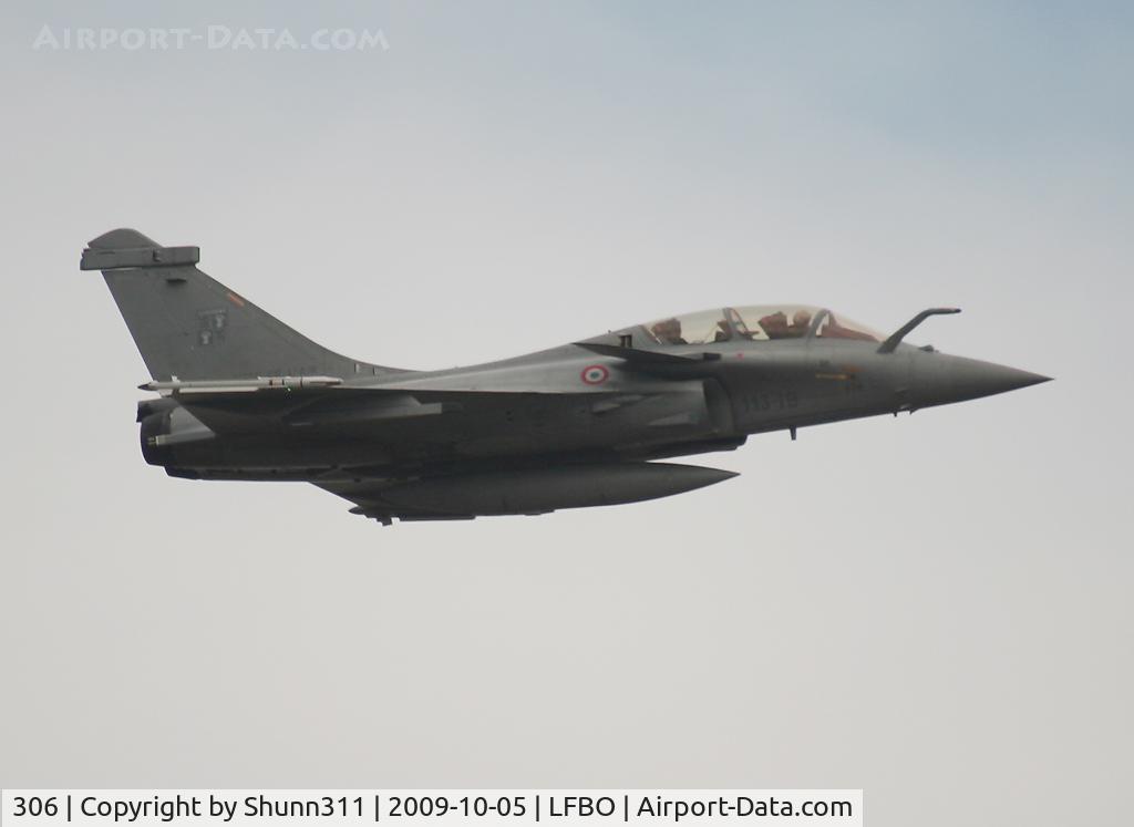 306, 2008 Dassault Rafale B C/N 306, Passing above rwy 14R