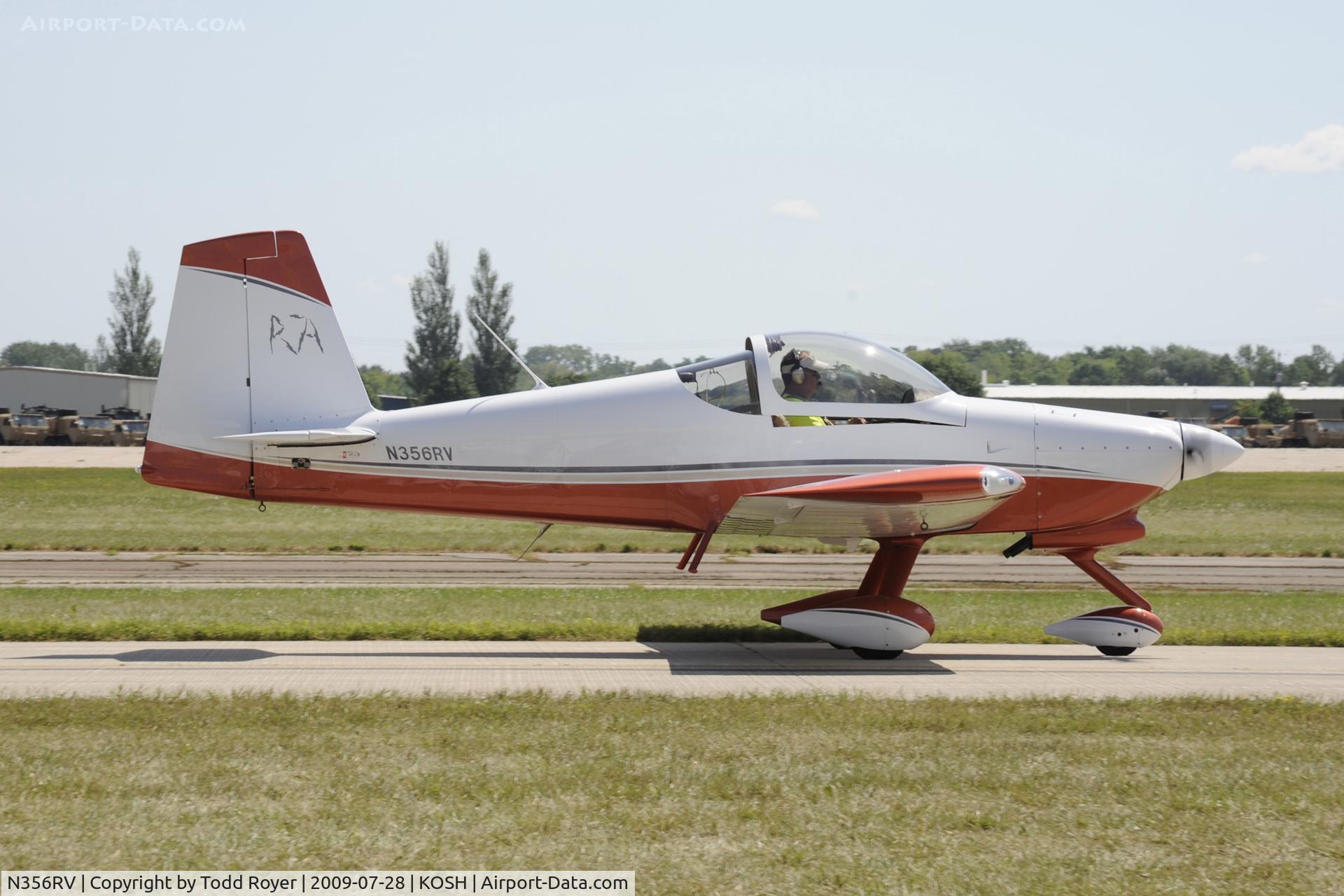 N356RV, 2007 Vans RV-7A C/N 70078, Taxi for departure