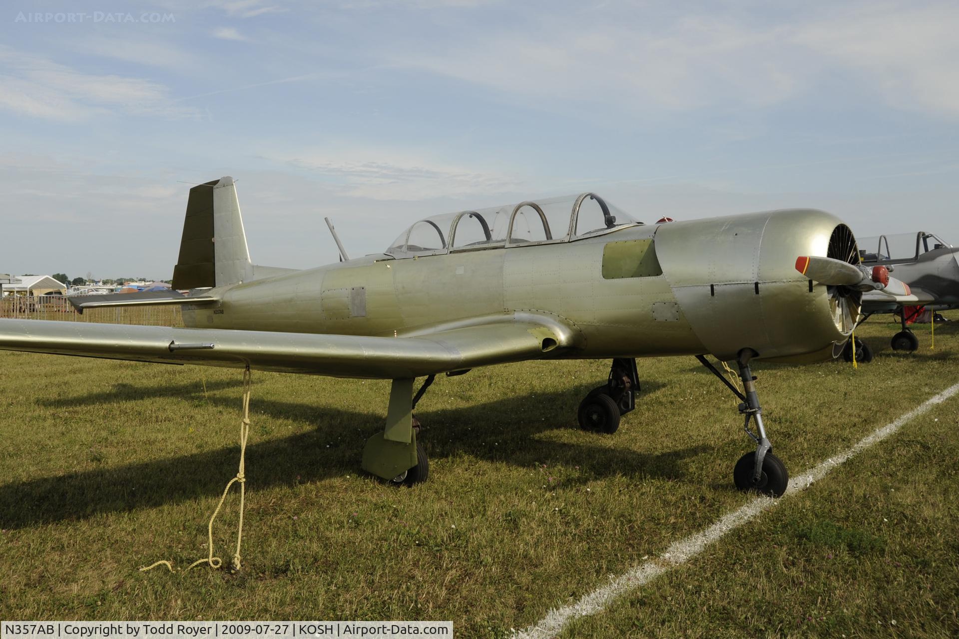 N357AB, 1971 Nanchang CJ-6 C/N 1432023, Oshkosh EAA Fly-in 2009