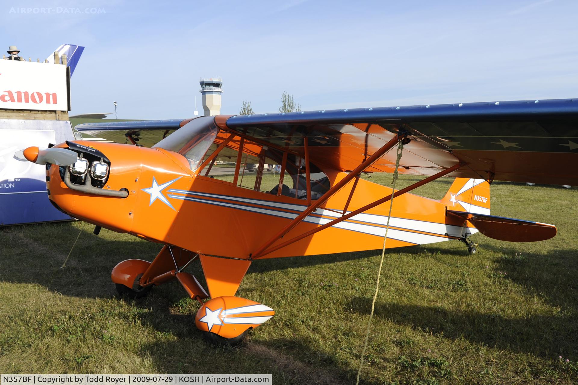 N357BF, 1942 Piper J3C-65 Cub C/N 8854, Oshkosh EAA Fly-in 2009