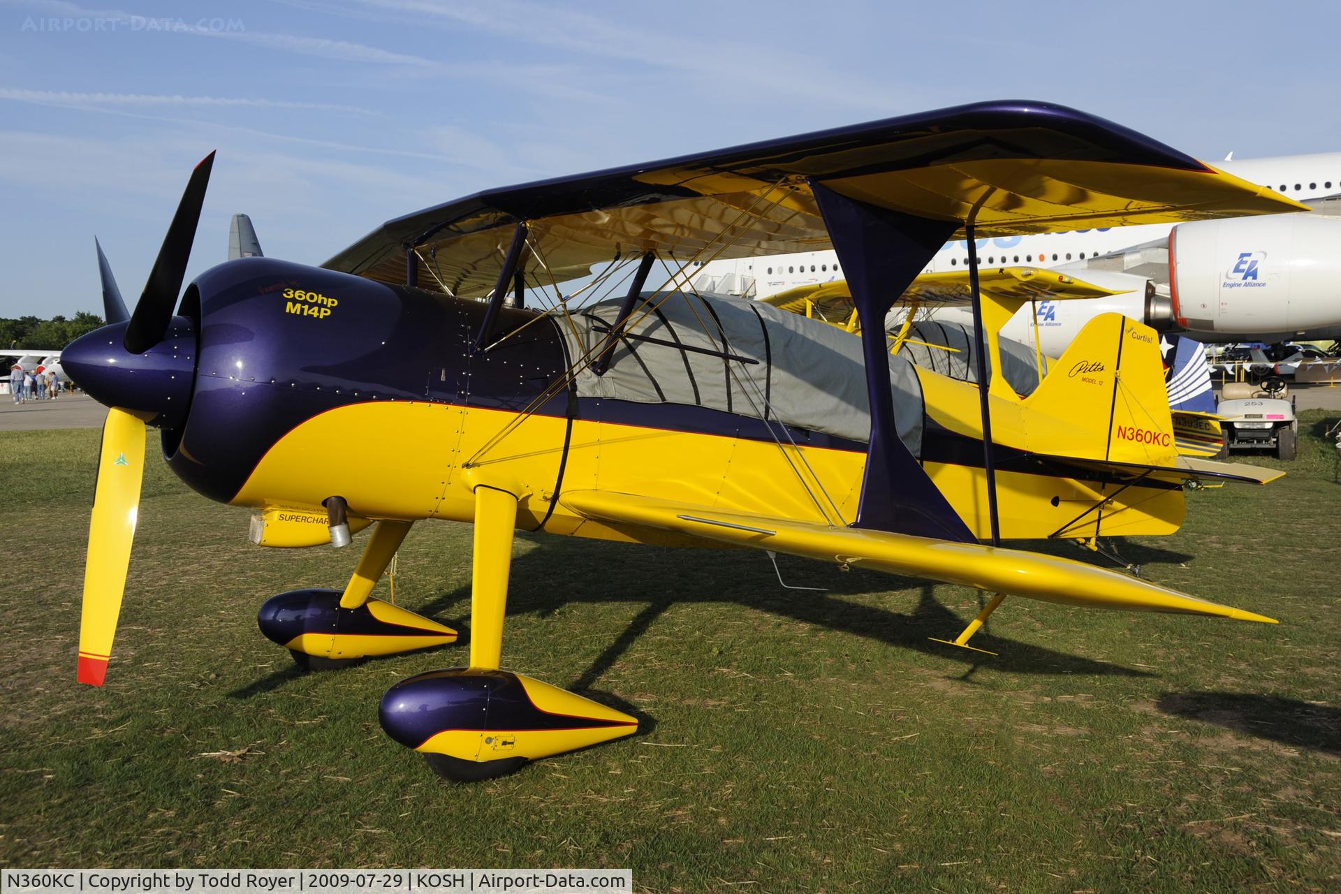 N360KC, 1999 Pitts Model 12 C/N 002, Oshkosh EAA Fly-in 2009