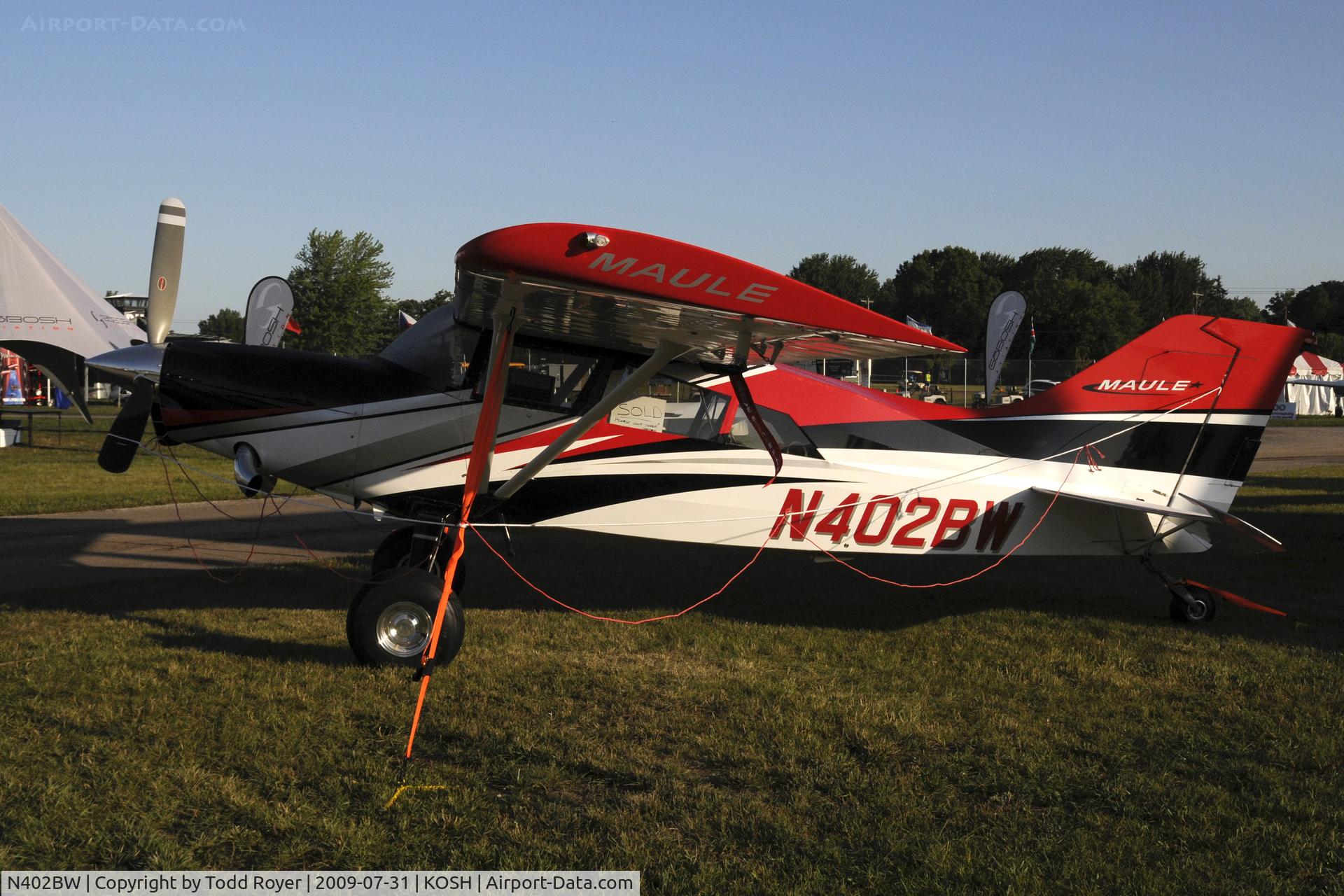 N402BW, 2007 Maule M-7-420AC Starcraft Turboprop C/N 29008C, Oshkosh EAA Fly-in 2009