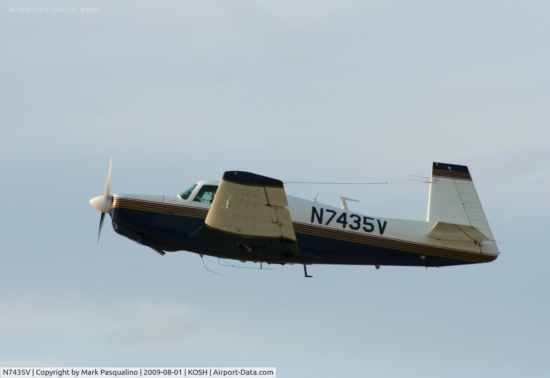 N7435V, 1975 Mooney M20F Executive C/N 22-1212, Mooney M20F