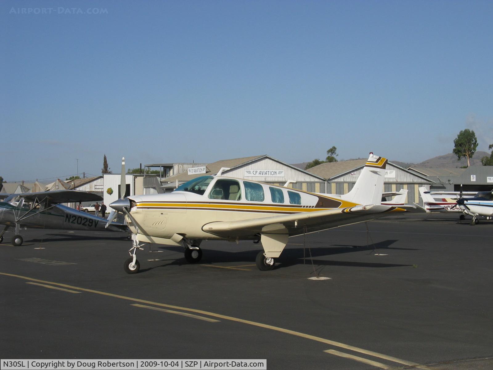 N30SL, 1972 Beech A36 Bonanza 36 C/N E-338, 1972 Beech A36 BONANZA, Continental IO-520 285 Hp