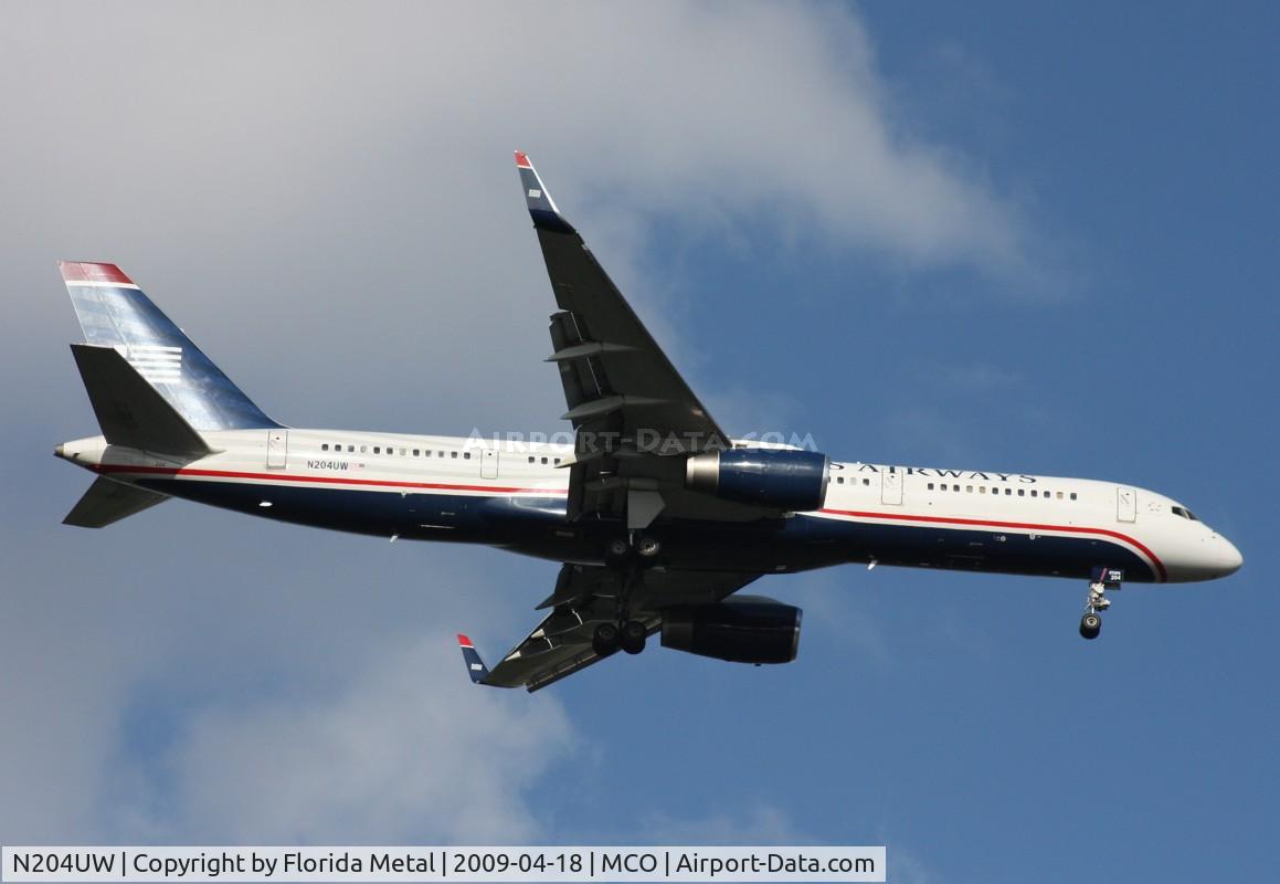 N204UW, 2000 Boeing 757-23N C/N 30886, US Airways 757