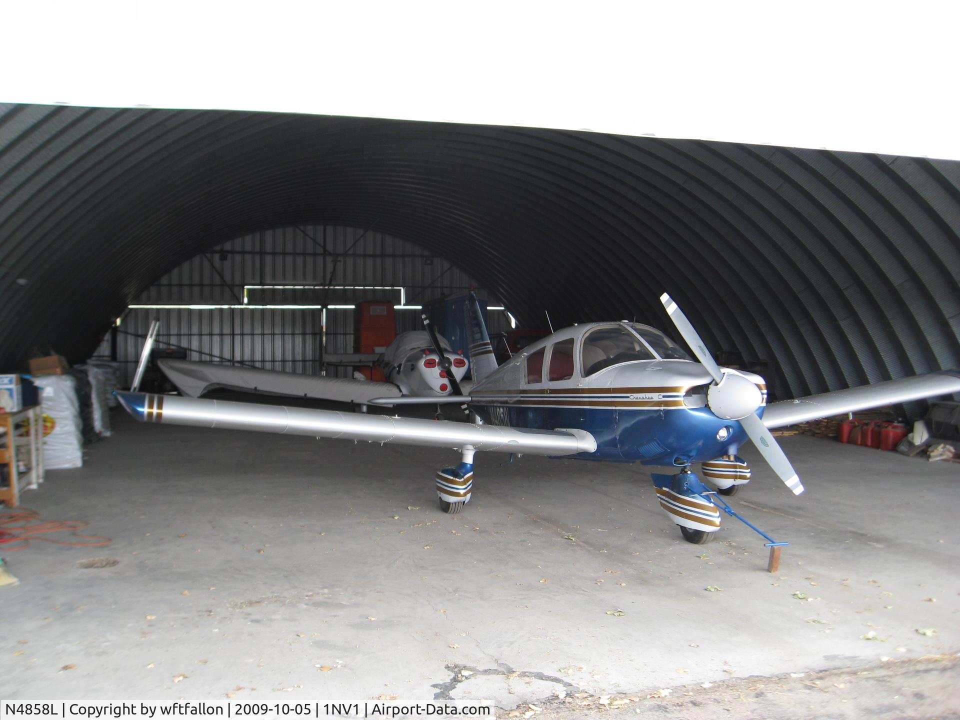N4858L, 1967 Piper PA-28-180 C/N 28-4208, New Home with N3378H @ 1NV1