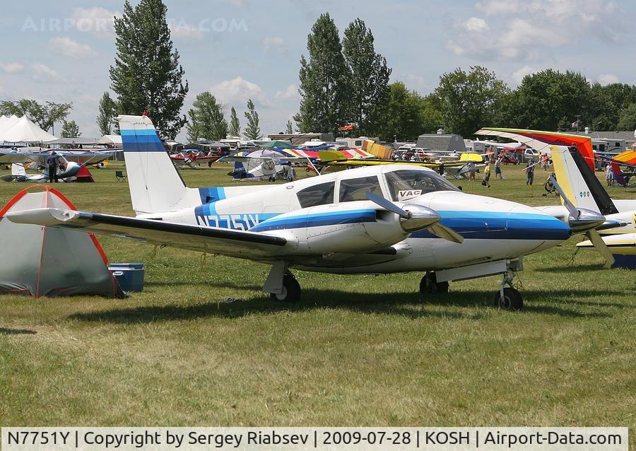 N7751Y, 1965 Piper PA-30 Twin Comanche Twin Comanche C/N 30-839, EAA AirVenture 2009