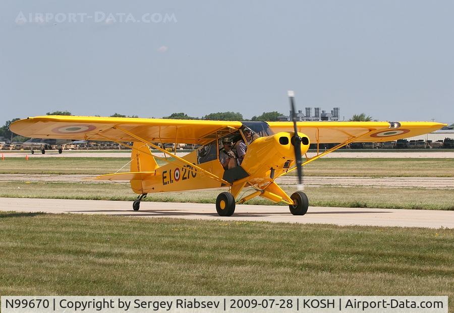 N99670, Piper J3F-65 C/N 5184, EAA AirVenture 2009